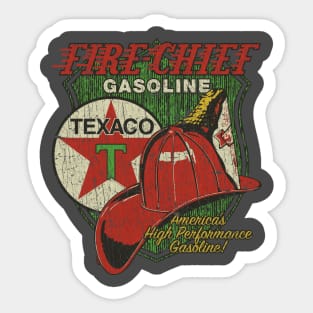 Fire Chief Gasoline 1932 Sticker